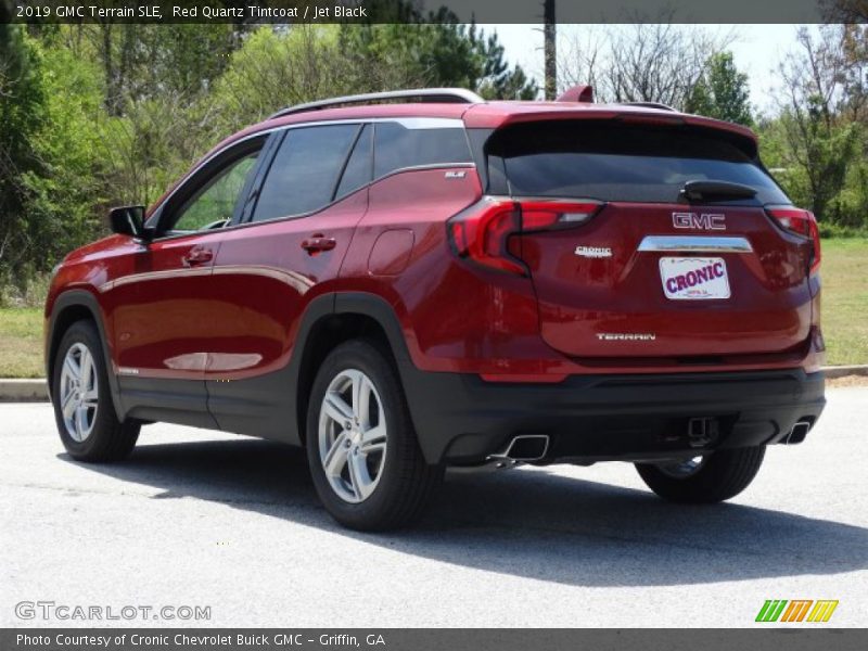 Red Quartz Tintcoat / Jet Black 2019 GMC Terrain SLE