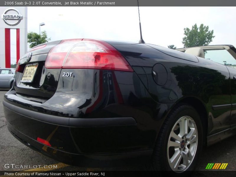 Jet Black Metallic / Parchment 2006 Saab 9-3 2.0T Convertible