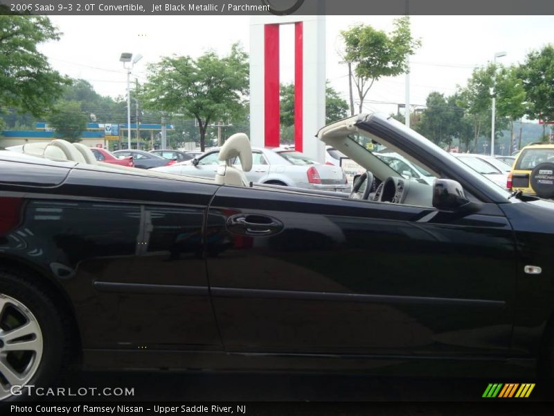 Jet Black Metallic / Parchment 2006 Saab 9-3 2.0T Convertible