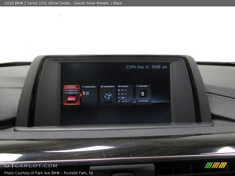 Glacier Silver Metallic / Black 2018 BMW 3 Series 330i xDrive Sedan