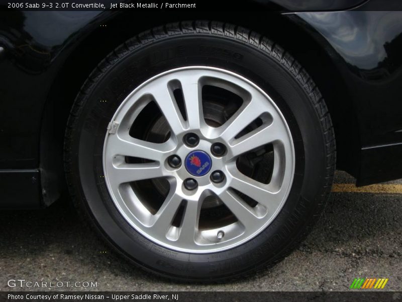 Jet Black Metallic / Parchment 2006 Saab 9-3 2.0T Convertible