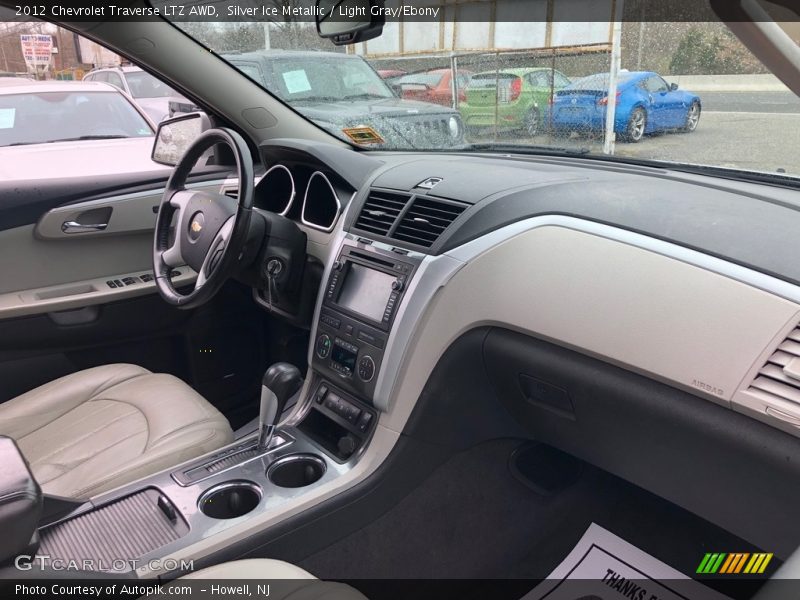 Silver Ice Metallic / Light Gray/Ebony 2012 Chevrolet Traverse LTZ AWD