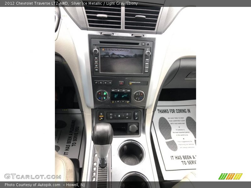 Silver Ice Metallic / Light Gray/Ebony 2012 Chevrolet Traverse LTZ AWD