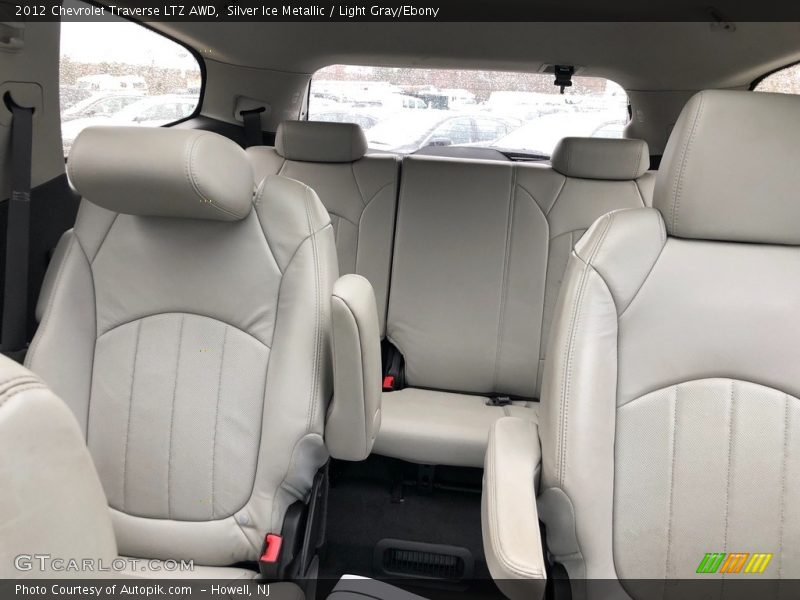 Silver Ice Metallic / Light Gray/Ebony 2012 Chevrolet Traverse LTZ AWD