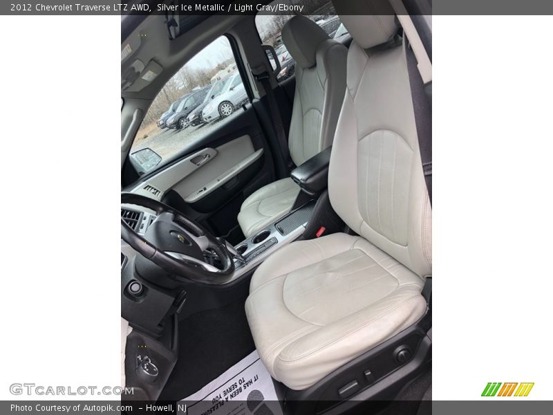 Silver Ice Metallic / Light Gray/Ebony 2012 Chevrolet Traverse LTZ AWD