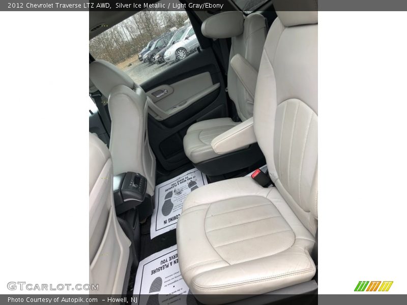 Silver Ice Metallic / Light Gray/Ebony 2012 Chevrolet Traverse LTZ AWD