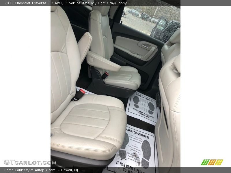 Silver Ice Metallic / Light Gray/Ebony 2012 Chevrolet Traverse LTZ AWD