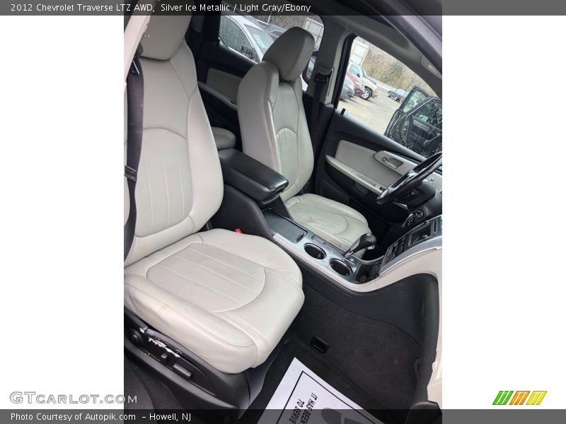 Silver Ice Metallic / Light Gray/Ebony 2012 Chevrolet Traverse LTZ AWD