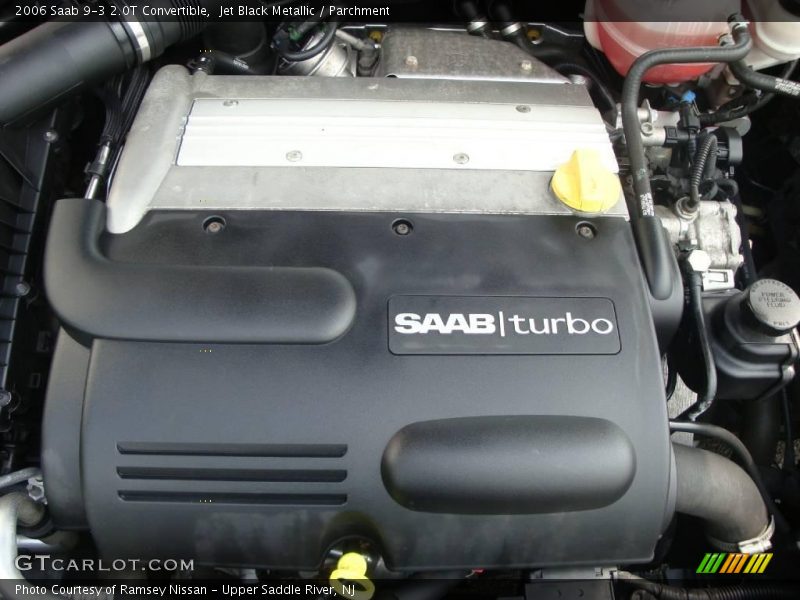 Jet Black Metallic / Parchment 2006 Saab 9-3 2.0T Convertible