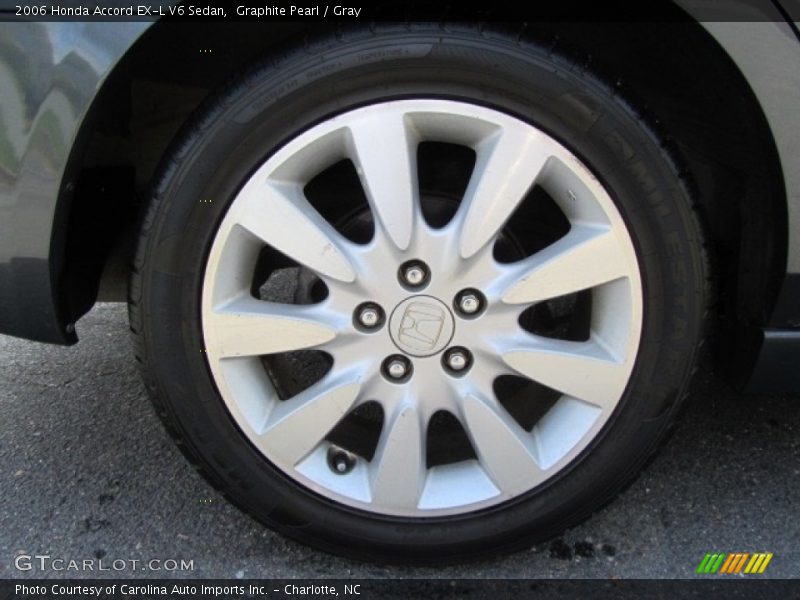 Graphite Pearl / Gray 2006 Honda Accord EX-L V6 Sedan