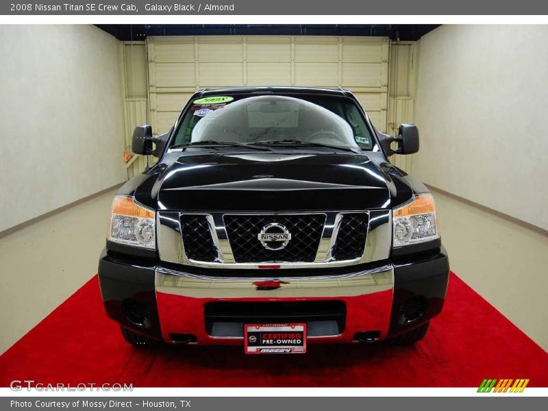 Galaxy Black / Almond 2008 Nissan Titan SE Crew Cab