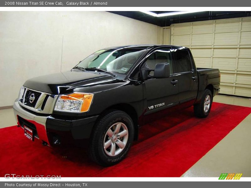 Galaxy Black / Almond 2008 Nissan Titan SE Crew Cab