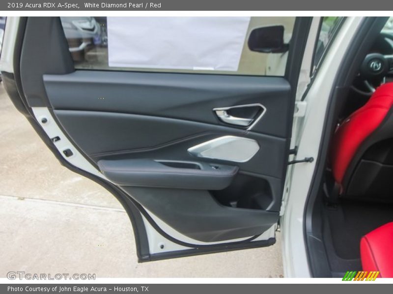 White Diamond Pearl / Red 2019 Acura RDX A-Spec