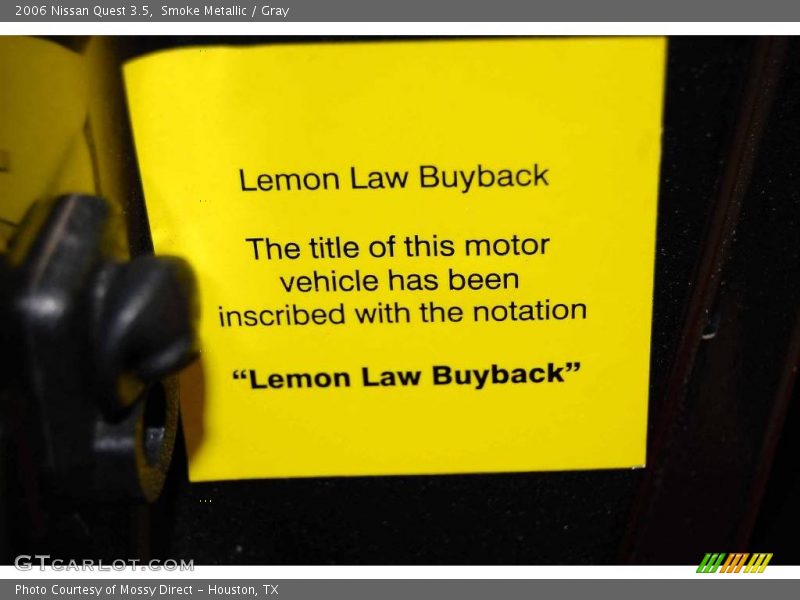 Smoke Metallic / Gray 2006 Nissan Quest 3.5