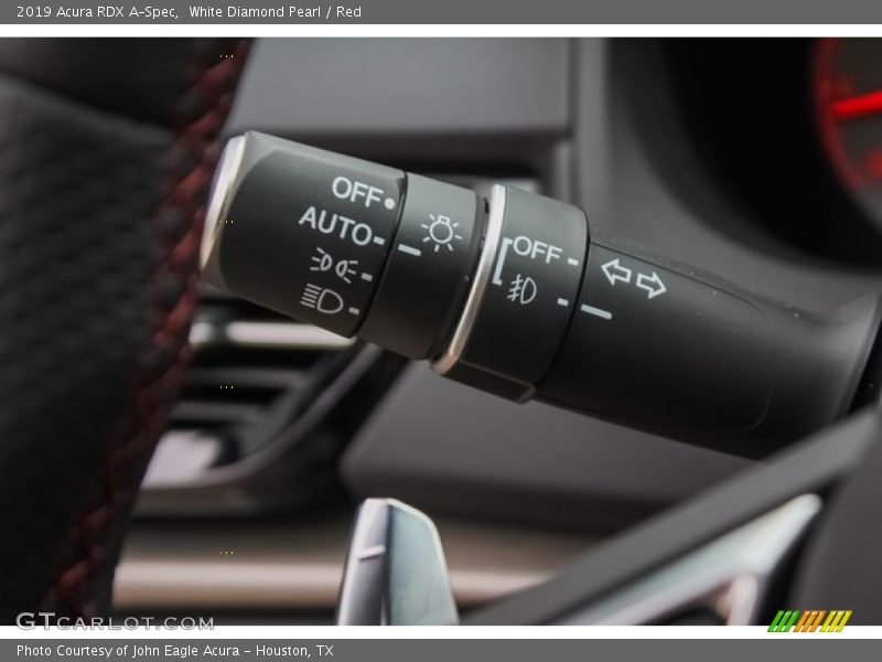 White Diamond Pearl / Red 2019 Acura RDX A-Spec
