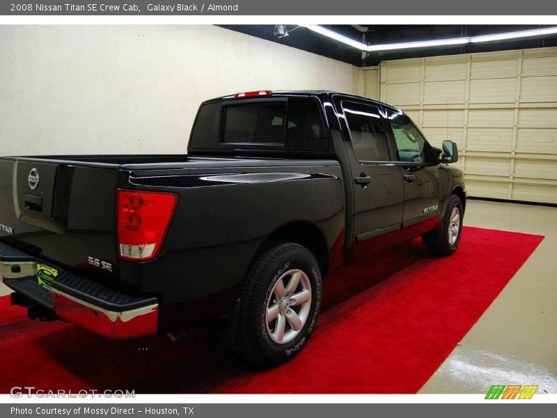 Galaxy Black / Almond 2008 Nissan Titan SE Crew Cab