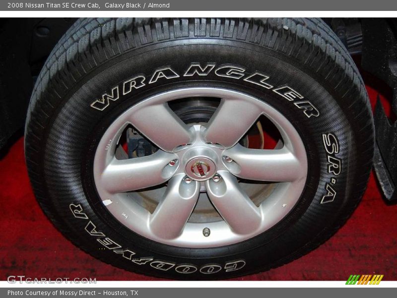 Galaxy Black / Almond 2008 Nissan Titan SE Crew Cab