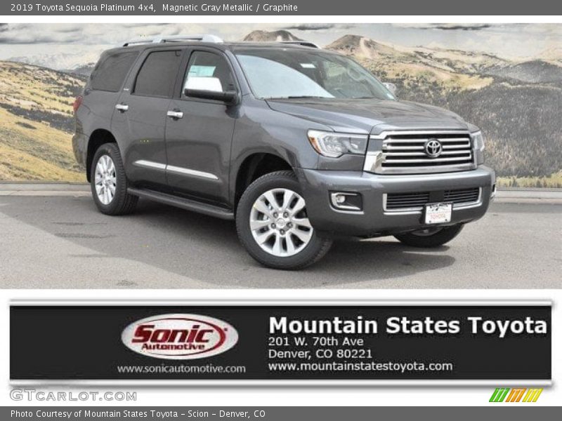 Magnetic Gray Metallic / Graphite 2019 Toyota Sequoia Platinum 4x4
