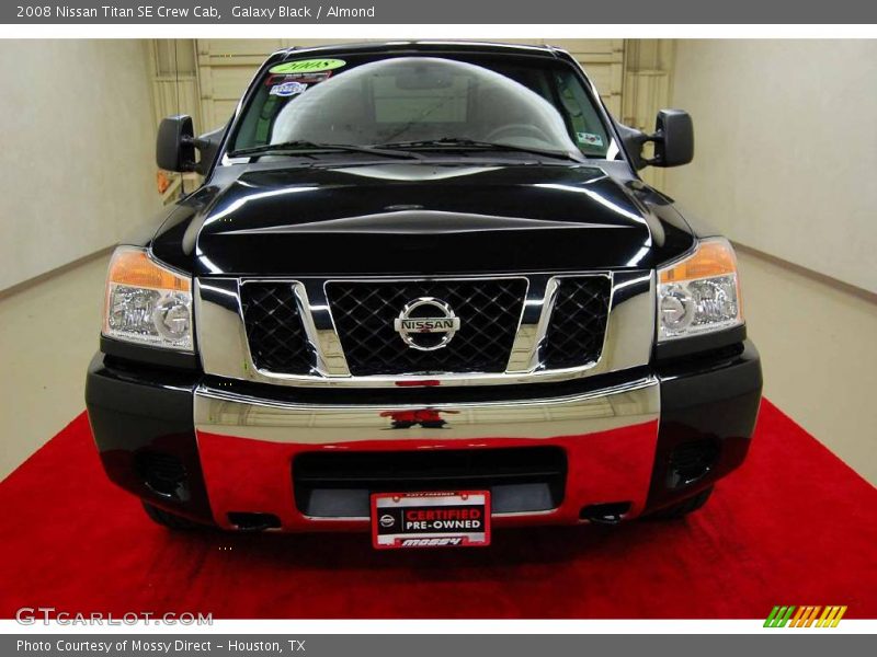 Galaxy Black / Almond 2008 Nissan Titan SE Crew Cab