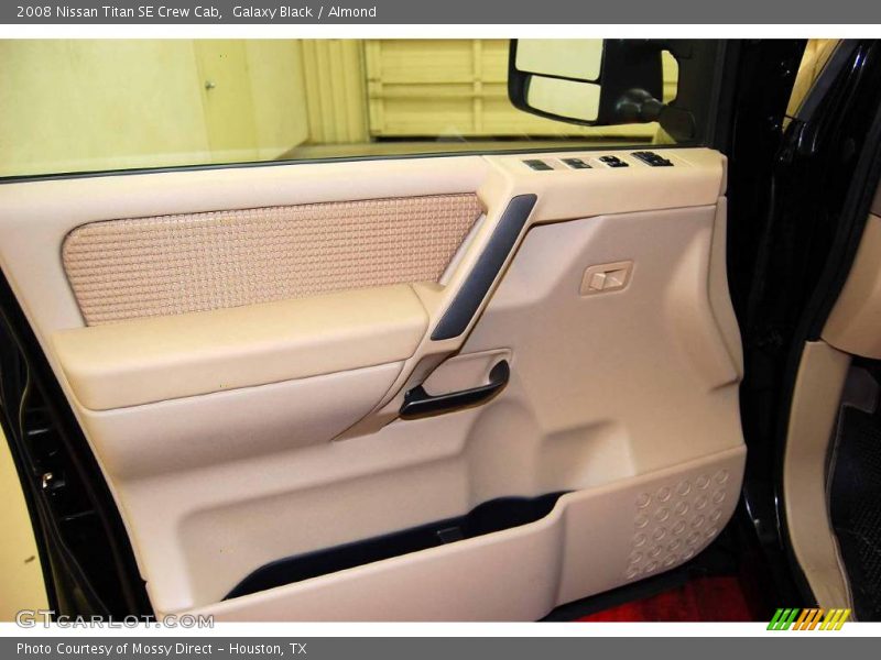 Galaxy Black / Almond 2008 Nissan Titan SE Crew Cab