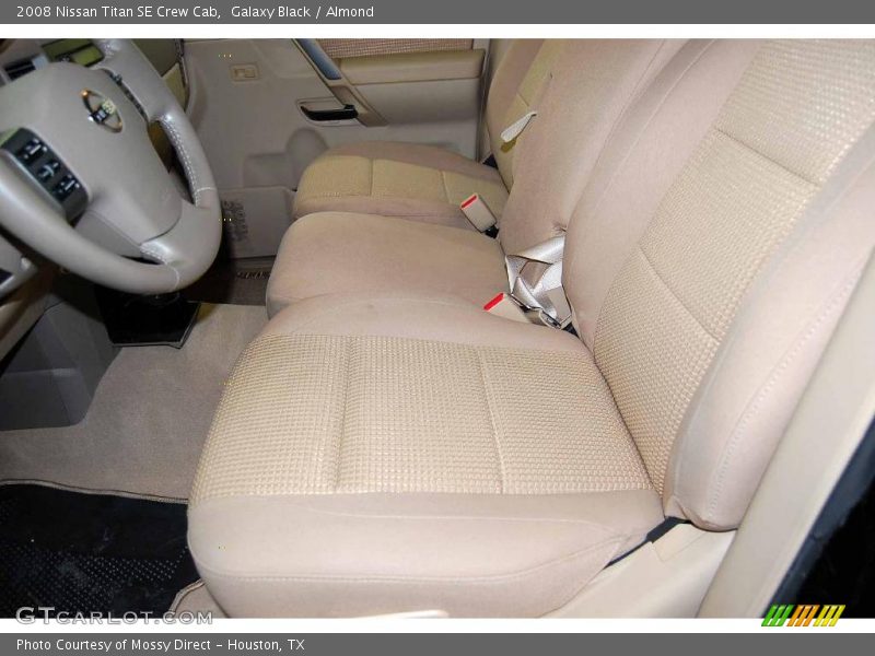 Galaxy Black / Almond 2008 Nissan Titan SE Crew Cab