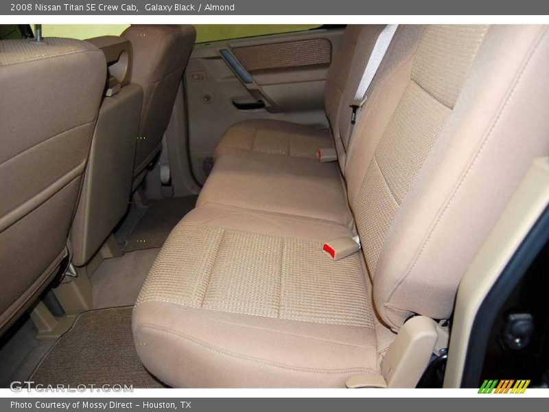 Galaxy Black / Almond 2008 Nissan Titan SE Crew Cab