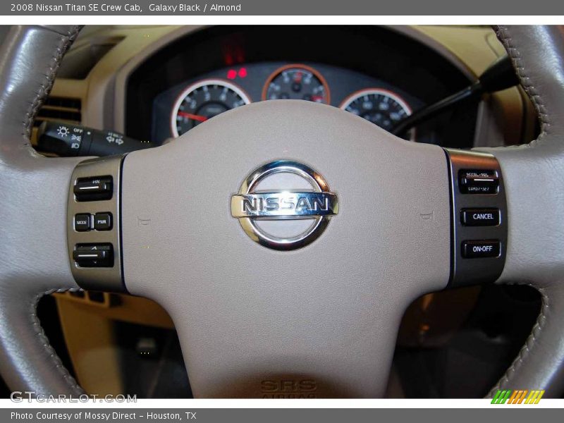 Galaxy Black / Almond 2008 Nissan Titan SE Crew Cab