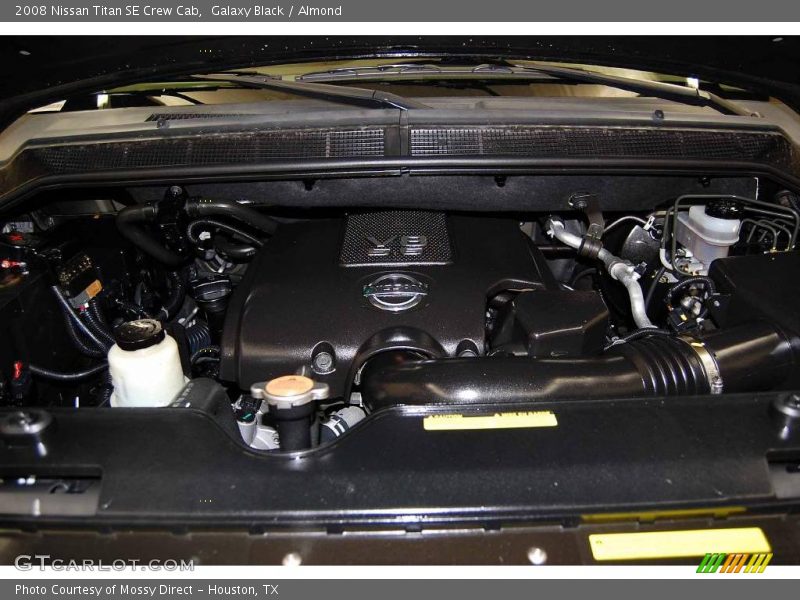 Galaxy Black / Almond 2008 Nissan Titan SE Crew Cab