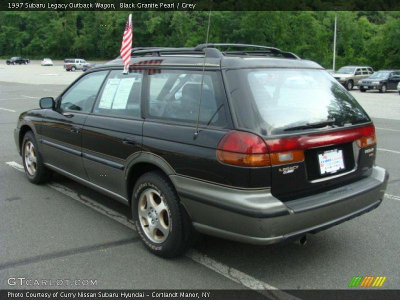 Black Granite Pearl / Grey 1997 Subaru Legacy Outback Wagon