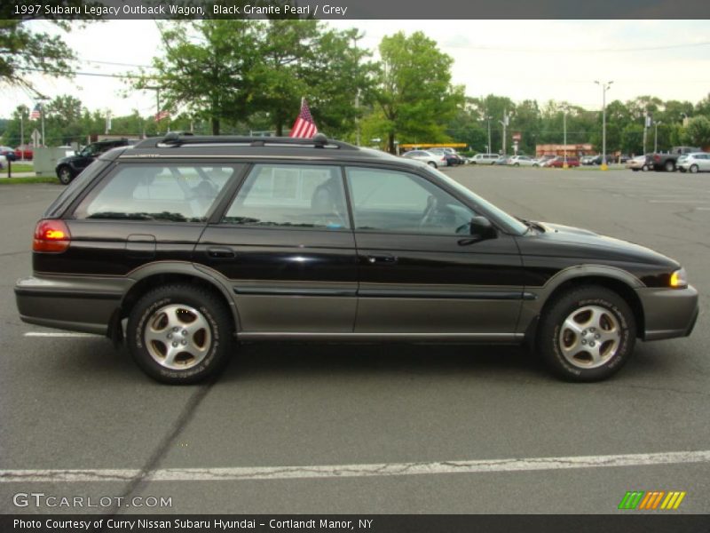 Black Granite Pearl / Grey 1997 Subaru Legacy Outback Wagon