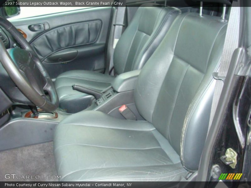 Black Granite Pearl / Grey 1997 Subaru Legacy Outback Wagon