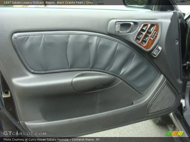 Black Granite Pearl / Grey 1997 Subaru Legacy Outback Wagon