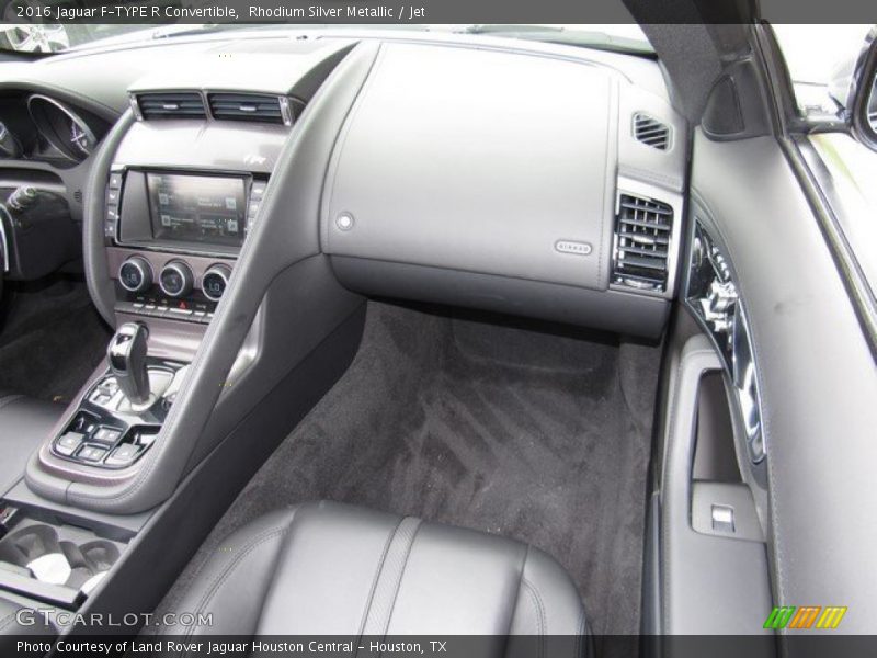 Rhodium Silver Metallic / Jet 2016 Jaguar F-TYPE R Convertible