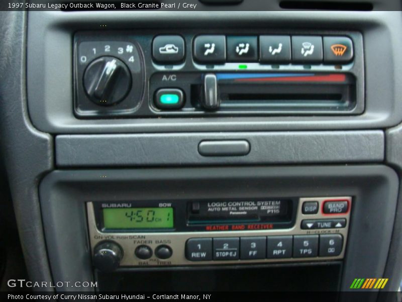 Black Granite Pearl / Grey 1997 Subaru Legacy Outback Wagon