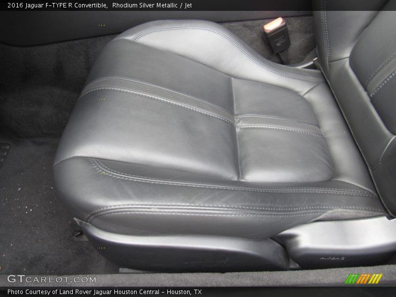 Rhodium Silver Metallic / Jet 2016 Jaguar F-TYPE R Convertible
