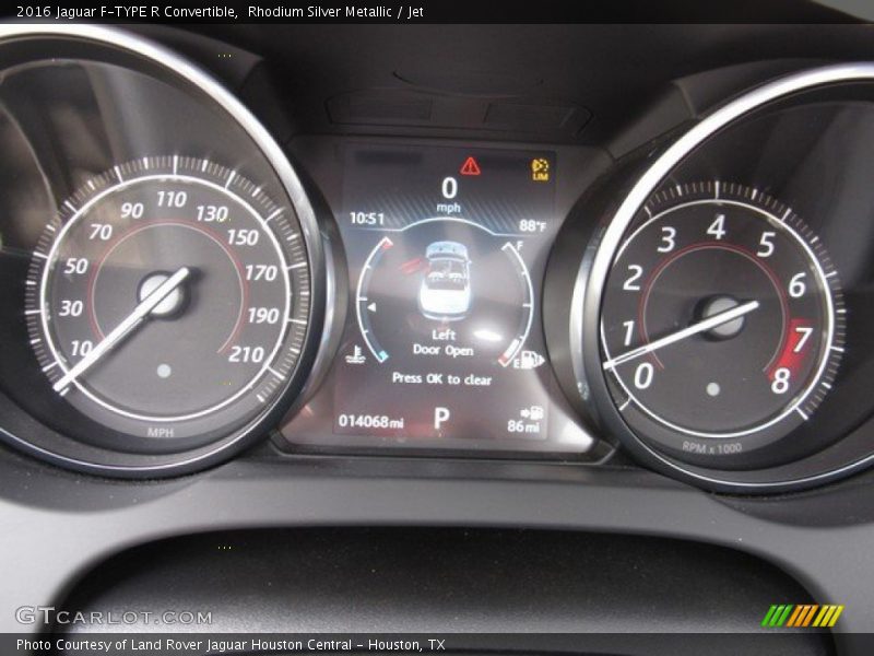  2016 F-TYPE R Convertible R Convertible Gauges