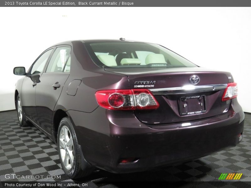 Black Currant Metallic / Bisque 2013 Toyota Corolla LE Special Edition