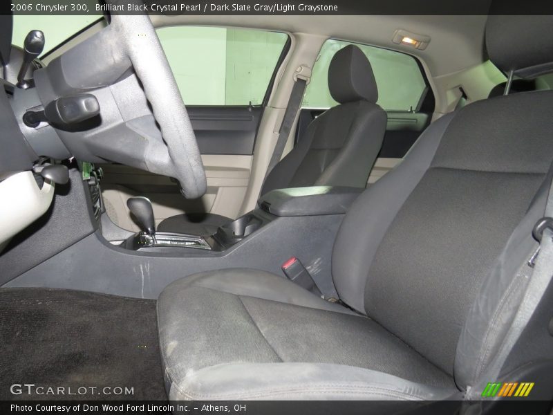 Brilliant Black Crystal Pearl / Dark Slate Gray/Light Graystone 2006 Chrysler 300