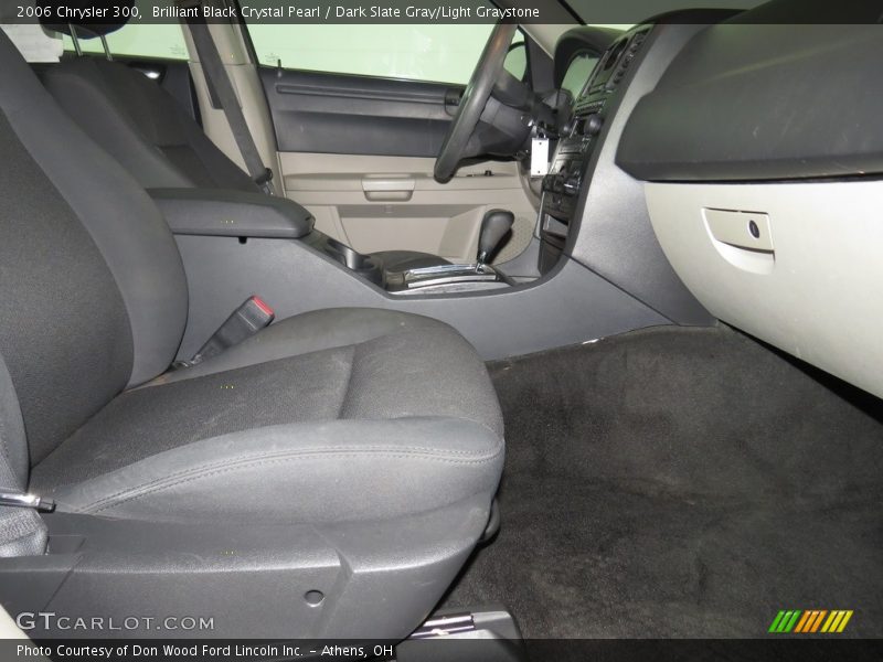 Brilliant Black Crystal Pearl / Dark Slate Gray/Light Graystone 2006 Chrysler 300