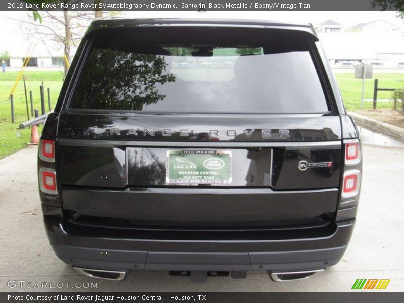 Santorini Black Metallic / Ebony/Vintage Tan 2019 Land Rover Range Rover SVAutobiography Dynamic