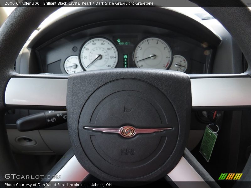 Brilliant Black Crystal Pearl / Dark Slate Gray/Light Graystone 2006 Chrysler 300