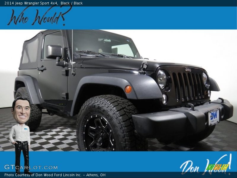 Black / Black 2014 Jeep Wrangler Sport 4x4