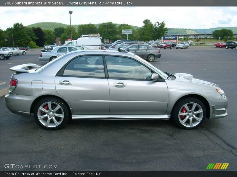 Crystal Gray Metallic / Anthracite Black 2007 Subaru Impreza WRX Sedan