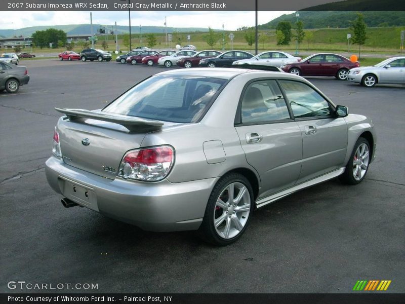 Crystal Gray Metallic / Anthracite Black 2007 Subaru Impreza WRX Sedan