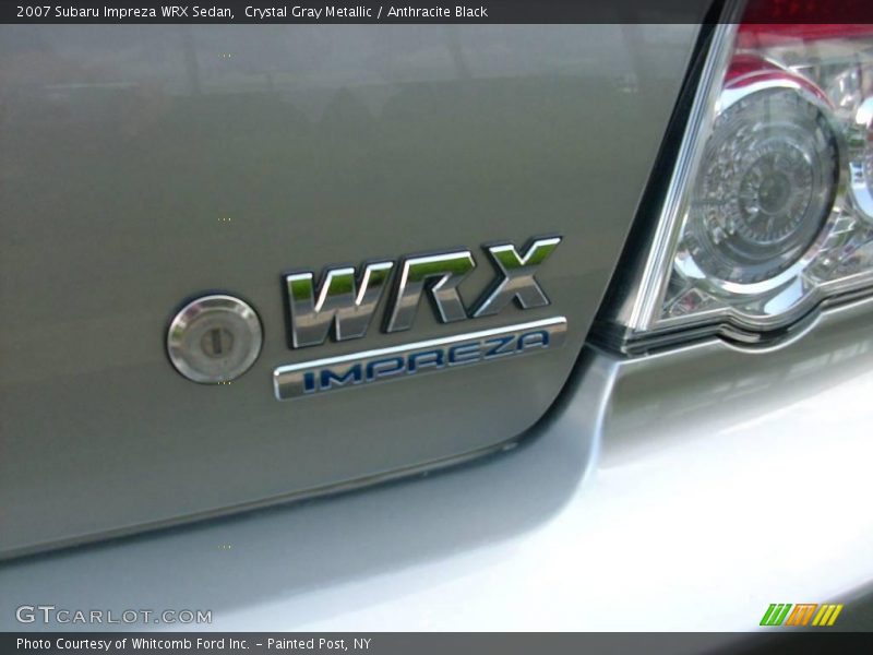 Crystal Gray Metallic / Anthracite Black 2007 Subaru Impreza WRX Sedan