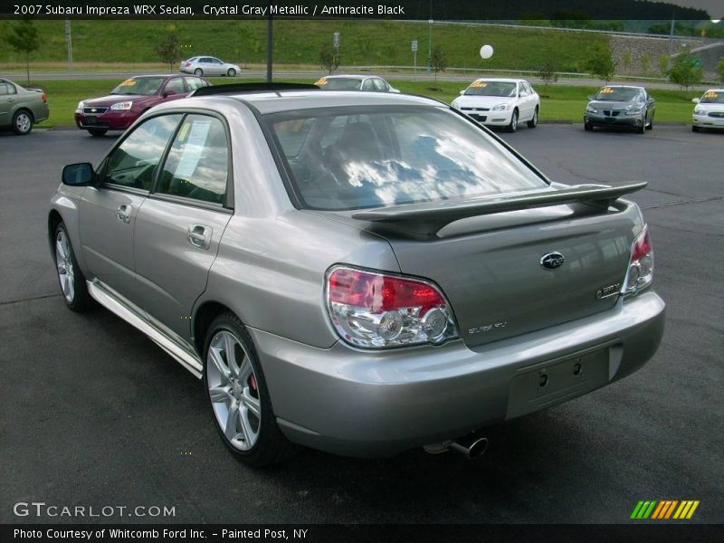 Crystal Gray Metallic / Anthracite Black 2007 Subaru Impreza WRX Sedan