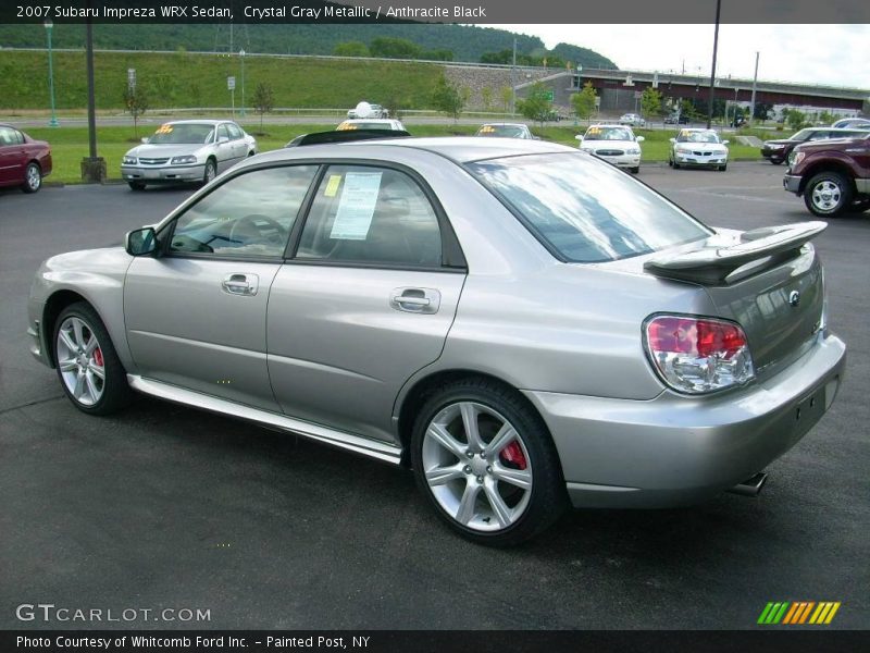 Crystal Gray Metallic / Anthracite Black 2007 Subaru Impreza WRX Sedan
