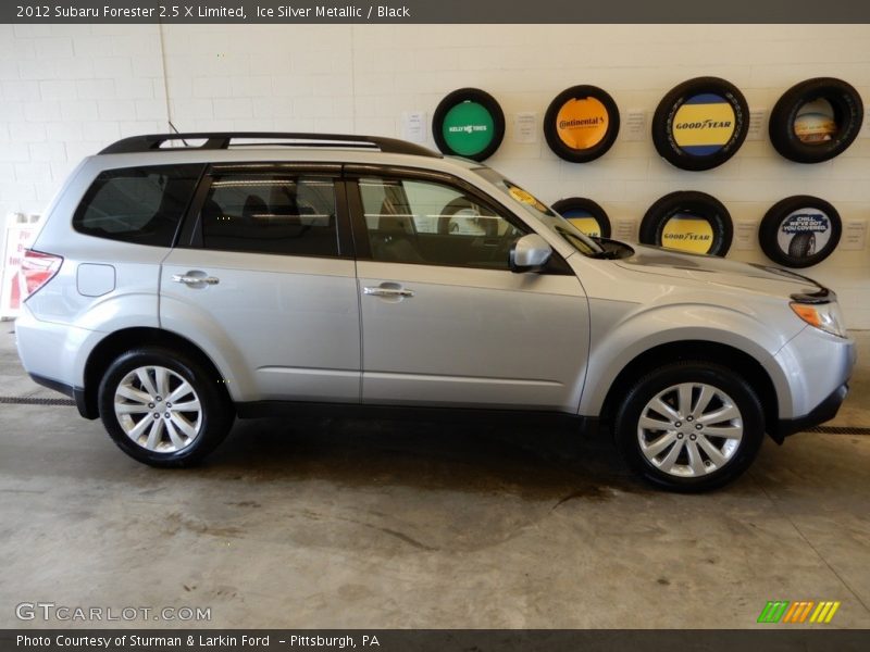 Ice Silver Metallic / Black 2012 Subaru Forester 2.5 X Limited