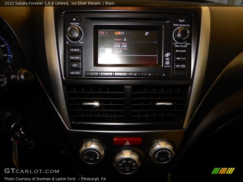 Ice Silver Metallic / Black 2012 Subaru Forester 2.5 X Limited