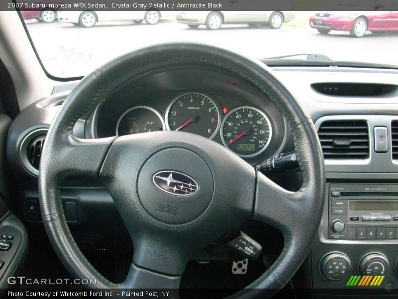 Crystal Gray Metallic / Anthracite Black 2007 Subaru Impreza WRX Sedan